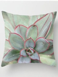 Plant Print Pillow