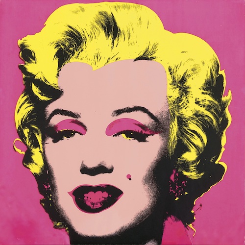 Andy Warhol Marilyn Monroe 1967 Silkscreen on paper 1 of suite of 10: 91.5 x 91.5cm (each) Frederick R Weisman Art Foundation, Los Angeles © Andy Warhol