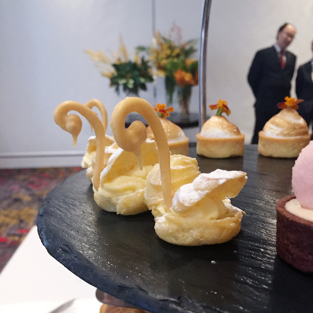Radisson Blu's High Tea Swans are almost too cute to eat