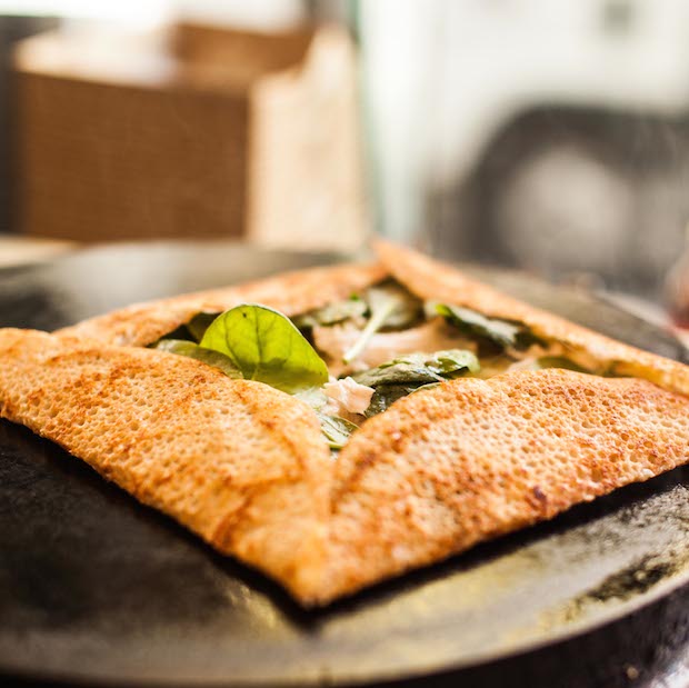 Try a galette – a savoury crepe