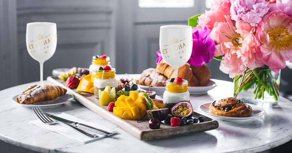 The Moet & Chandon Imperial Ice brunch 