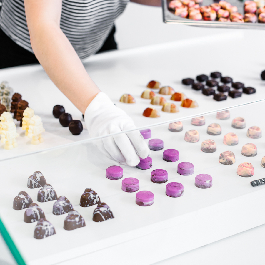 Jewel-like chocolates. Image by Alana Dimou