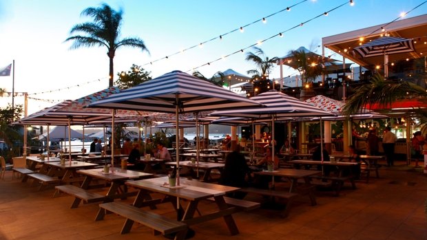 Watsons Bay Hotel_Picnic Seating Dusk_hero