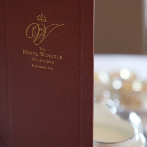 Hotel Windsor windsor menu