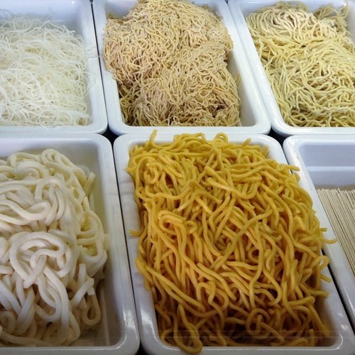Selection of noodles