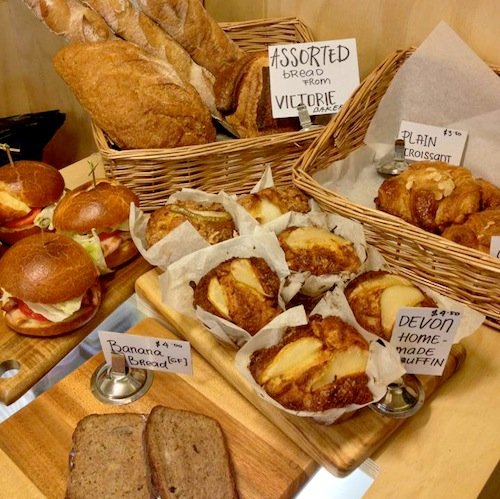 Devon Cafe baked goods