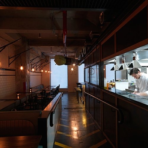 Bridge St Garage interior