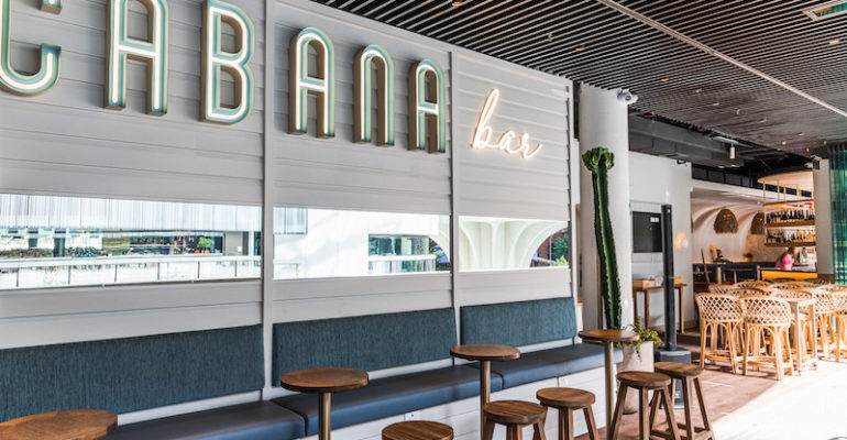 Cabana Bar is your stay-cation destination