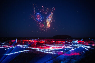 Voyages creates the greatest show on earth as Wintjiri Wiru drone show lights up Uluru