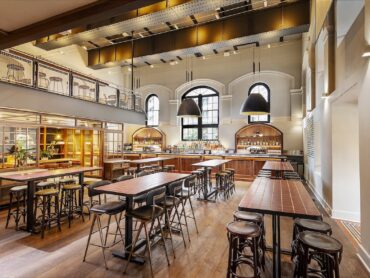 Pumphouse Sydney in the heart of Darling Square, the perfect winter venue.