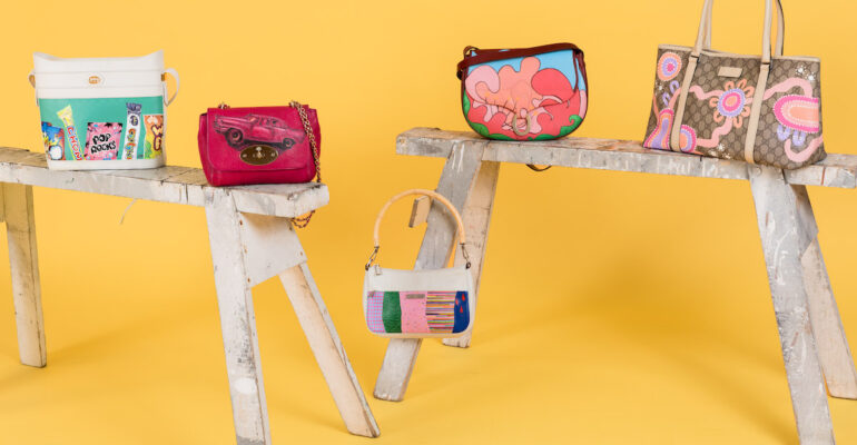 Uniquely up-cycled designer bags from ArtBag x Bagsamoré