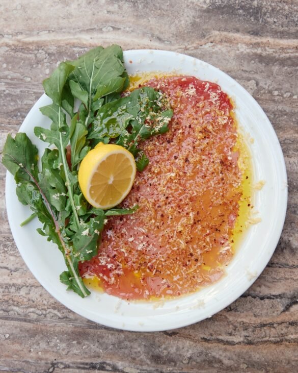 tuna carpaccio