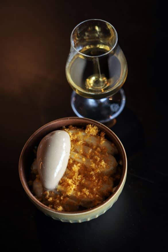 ‘Basque’ Brûlée, Mandarin, Toasted Milk (Credit_ Liquid Communications)